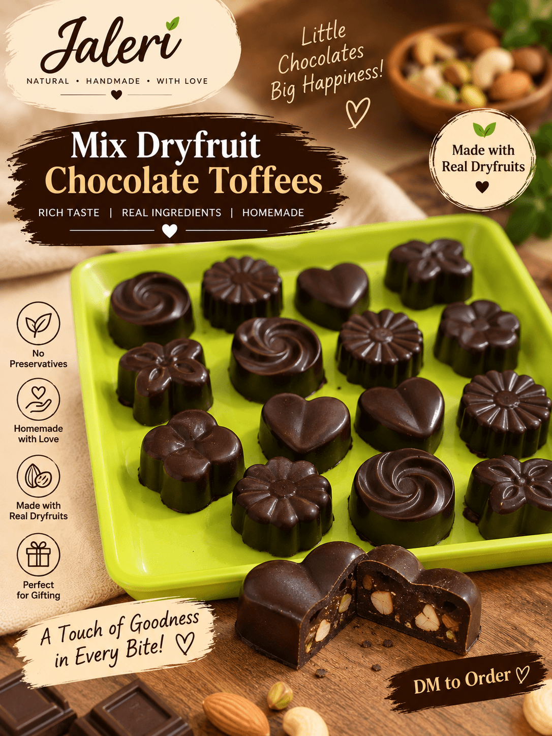 Mix Dryfruit Chocolate Toffees